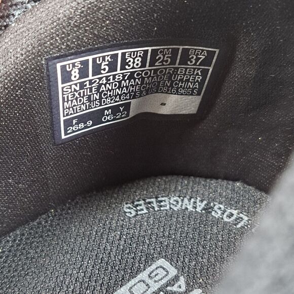 Skechers Go Walk Joy Gen 5 Goga Mat Stretch Black Slip on Shoe Women's Size 8 - Picture 9 of 9